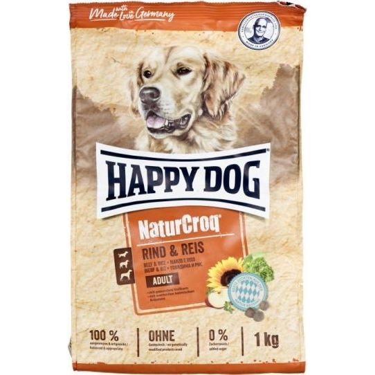 Happy Dog NaturCroq ADULT wołowina & ryż 1 kg