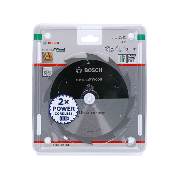 Bosch 2 608 837 684 körfűrészlap 16,5 cm 1 db (2608837684)