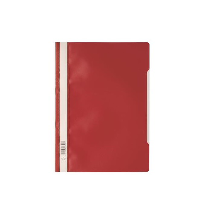 Durable Economy A4 PP gyorsfűző mappa - Piros (50 db / csomag) (257303)