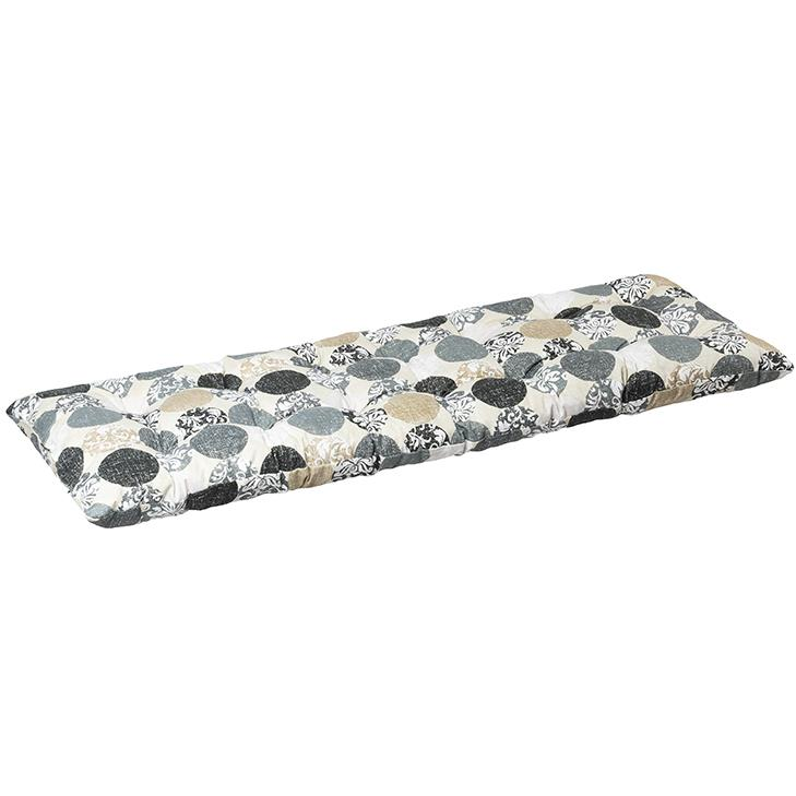 BELLATEX Bench seat 41 / 605 quilted 40 × 120 balls grey (11532)