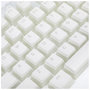 Redragon A130 PBT Doubleshot Billentyűzet gomb készlet - Fehér (104 db / csomag)