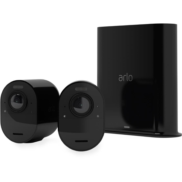 Arlo Ultra 2 Outdoor Security Camera, fekete, 2 db