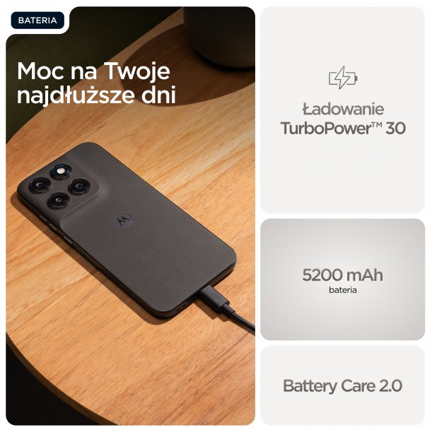 Motorola moto g77 6,8" 256GB fekete 5G okostelefon