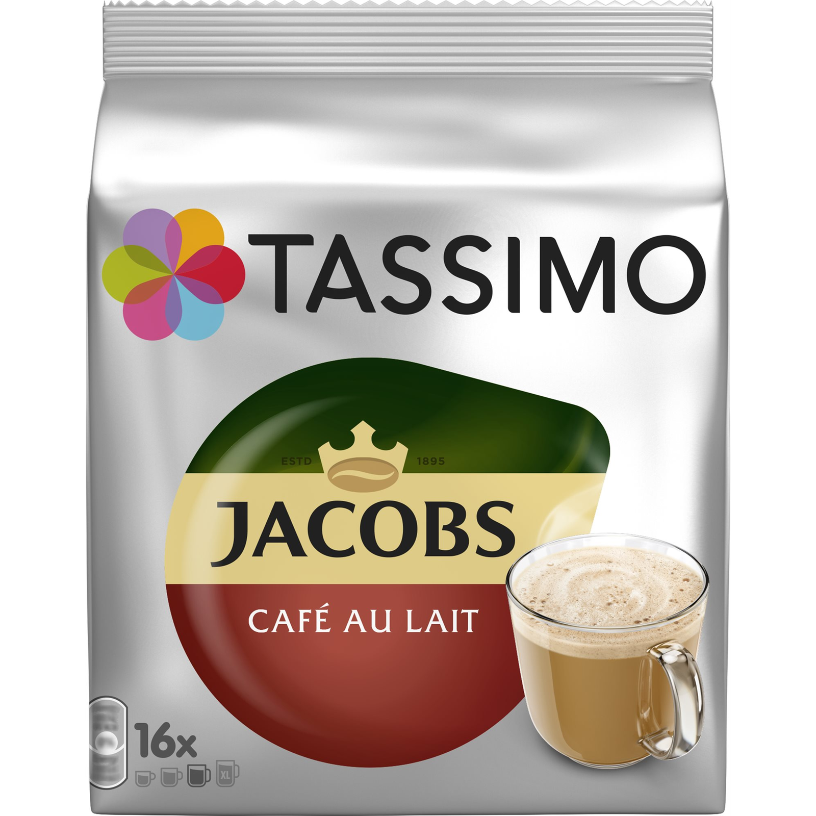 TASSIMO Jacobs Cafe Au Lait, 16db (914234)