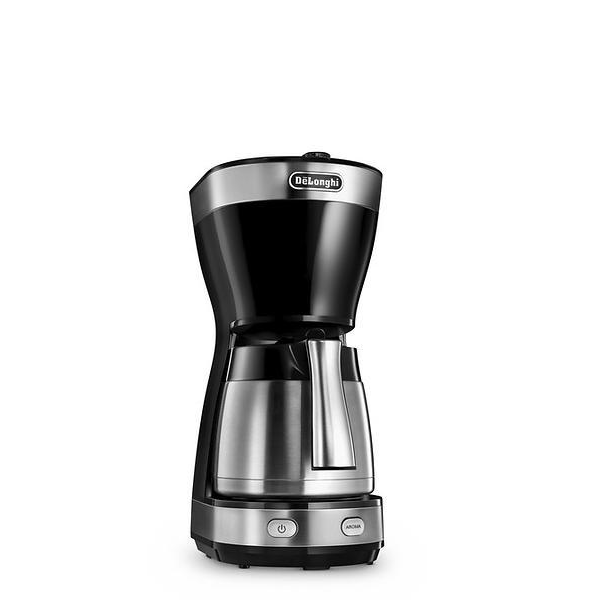 Delonghi ICM 16710 Filteres kávéfőző - Fekete/Inox (ICM 16710)