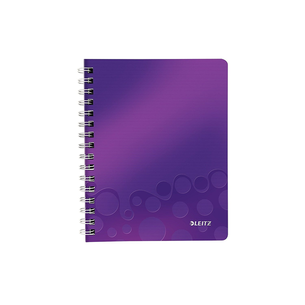 Leitz WOW schrijfblok & schrift A5 80 vel Paars