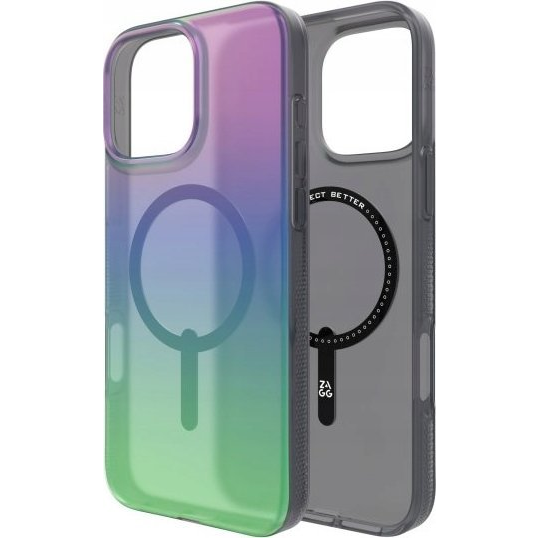 ZAGG Milan Snap custodia per cellulare 17,5 cm (6.9") Cover Verde, Viola