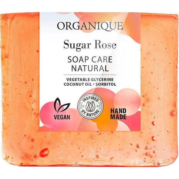 Organique ORGANIQUE Mydło naturalnie pielęgnujące Sugar Rose 100g