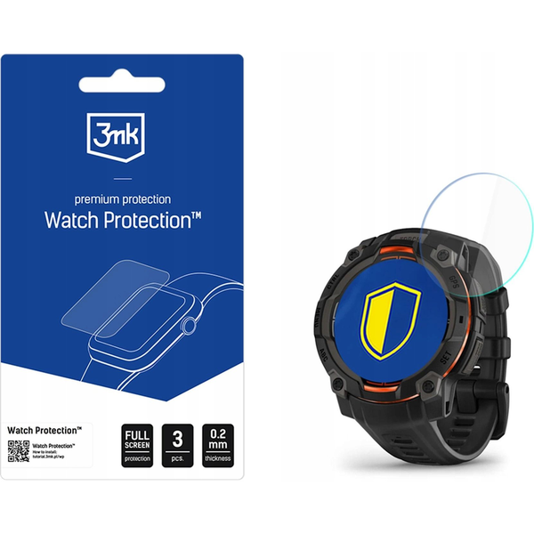 3MK Watch Protection FlexibleGlass Hybrid védőüveg Garmin Instinct 3 45mm (Amoled/Solar)