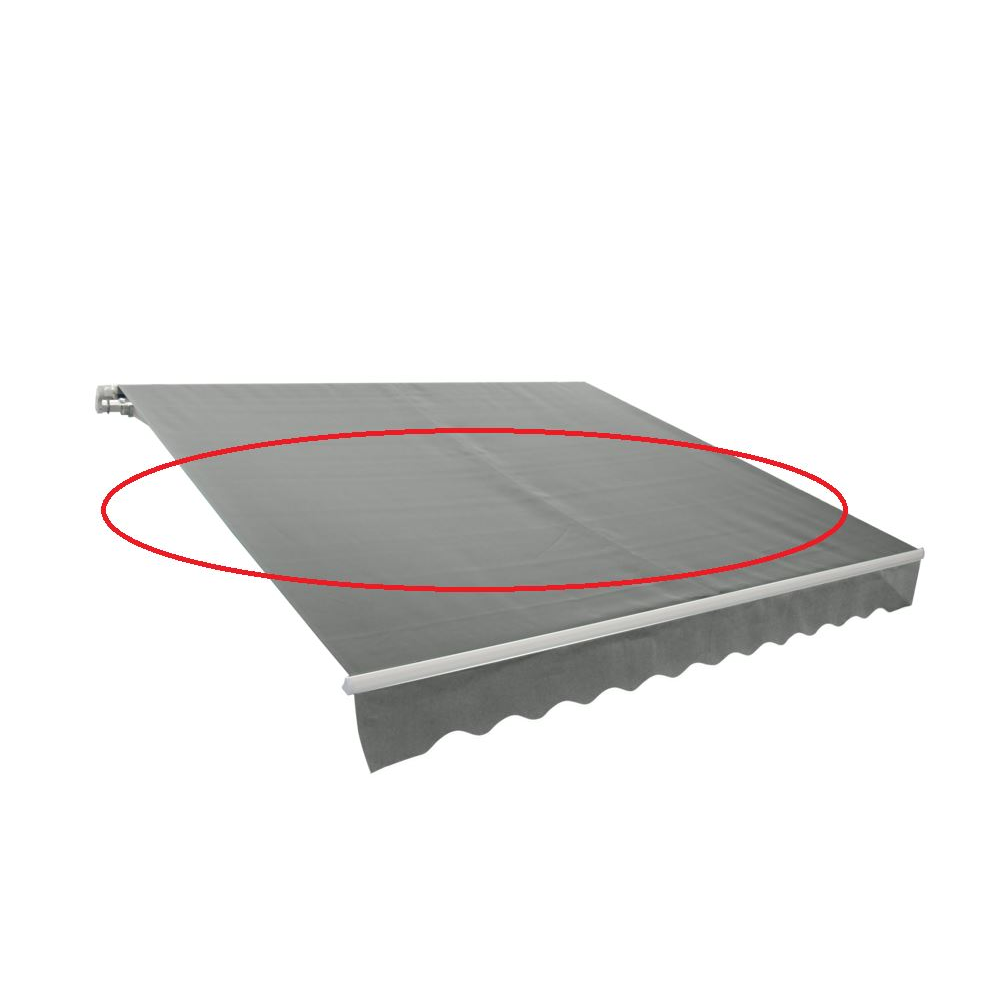 Rojaplast tartalék ponyva falra szerelhető 3,95x2,5m-es napellenzőhöz szürke (381/61) (381/61)