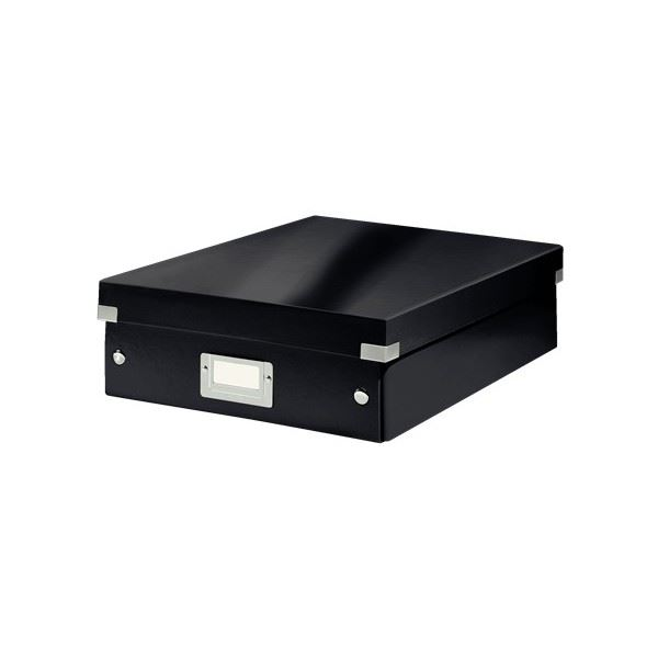 Leitz Click & Store WOW rendszerező doboz nagy, fekete (60580095) (l60580095)