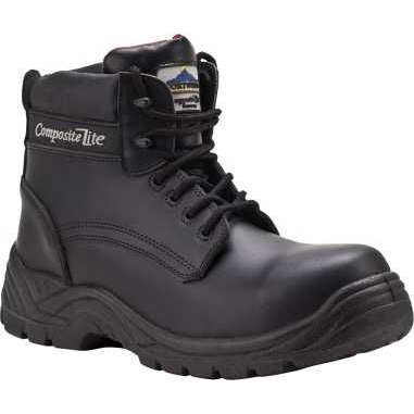Portwest FC11 Compositelite Thor Munkavédelmi Bakancs S3 - 46, Fekete (BHP FC11C 46)