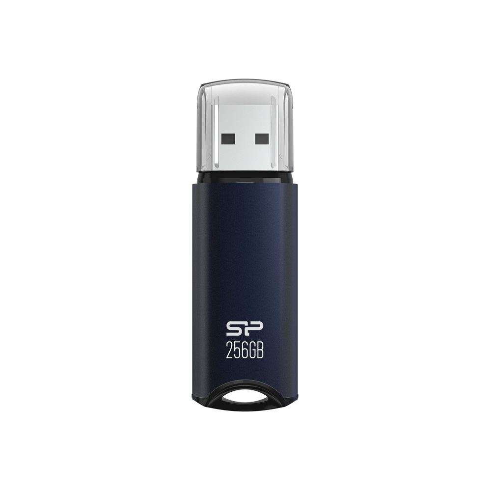 USB флаш памет Silicon Power Marvel M02 256 GB — SP256GBUF3M02V1B, синя