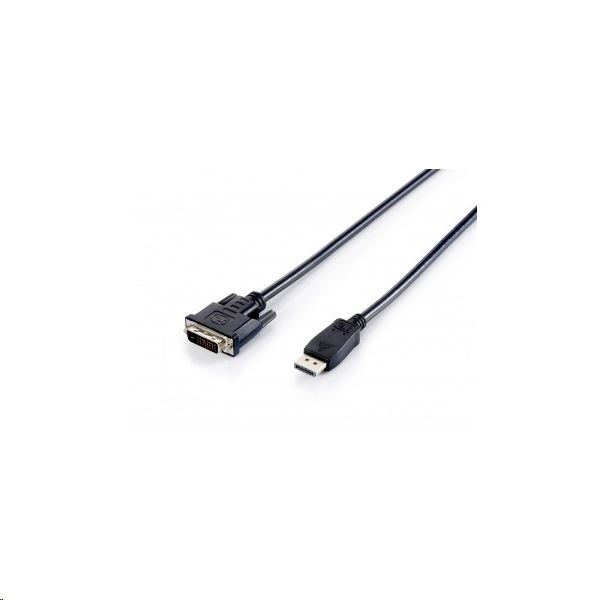 Equip 119336 προσαρμογέας καλωδίου βίντεο 2 m DisplayPort DVI-D Μαύρος (Μαύρο)