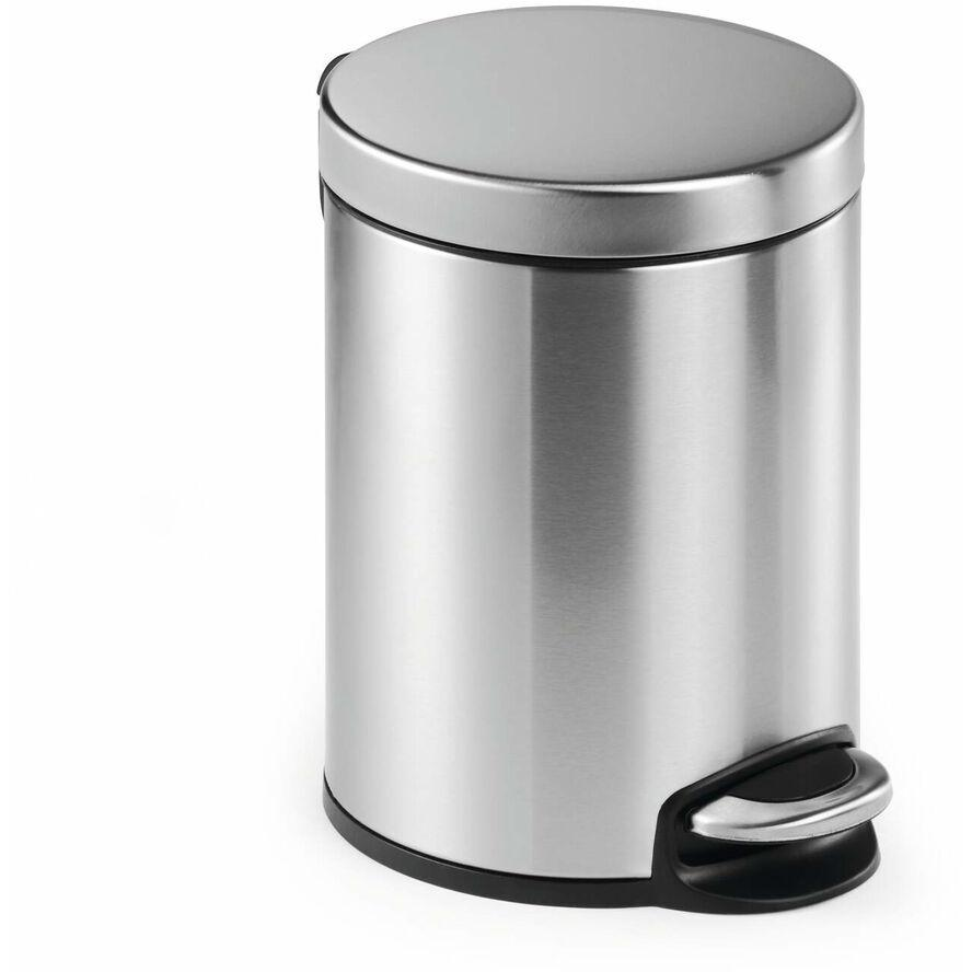 DURABLE Treteimer Kosmetikeimer Edelstahl rund 5 (340023) (340023)