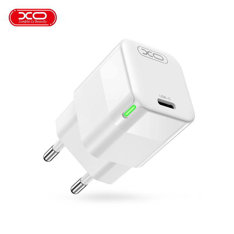 XO CE06 USB-C Hálózati töltő - Fehér (30W) (CE06)