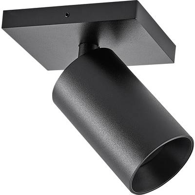 Deko Light 348246 Can Tilt eckig, 1x 7,5 W GU10, Schwarz Mennyezetre építhető lámpa GU10 7.5 W Fekete (348246)