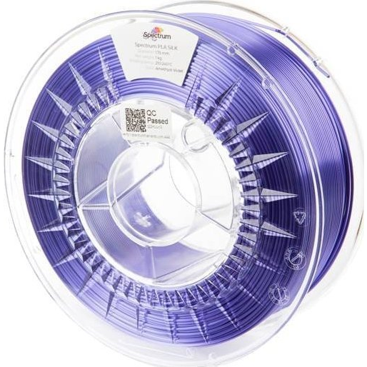 Spectrum Filaments 80512 PLA SILK 3D nyomtatószál PLA selyem Selymesen fényes 1.75 mm 1000 g ametiszt viola, Lila 1 db ( )