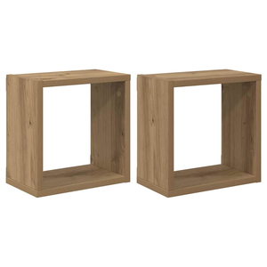 Fali Polcok Kézműves Tölgyfurnér MDF 26 x 15 x 26 cm