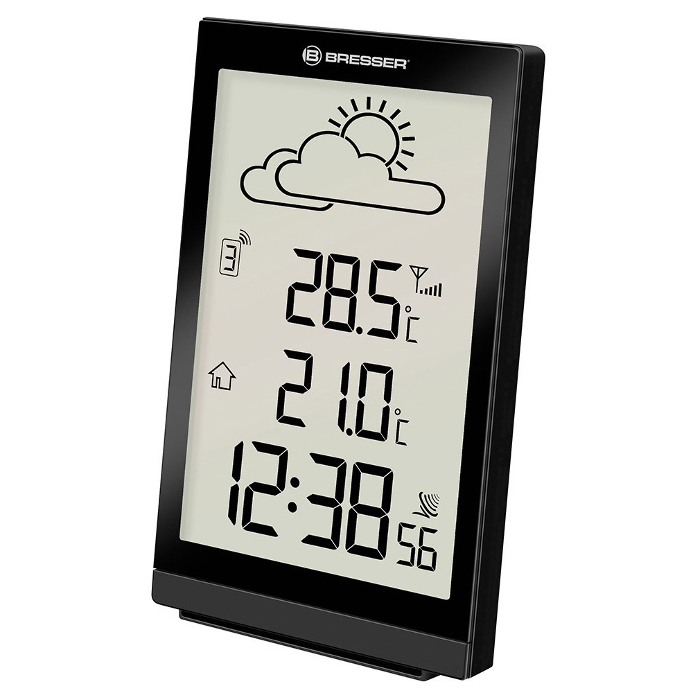 Bresser Optik TemeoTrend ST RC időjárás állomás fekete (73265) (73265)