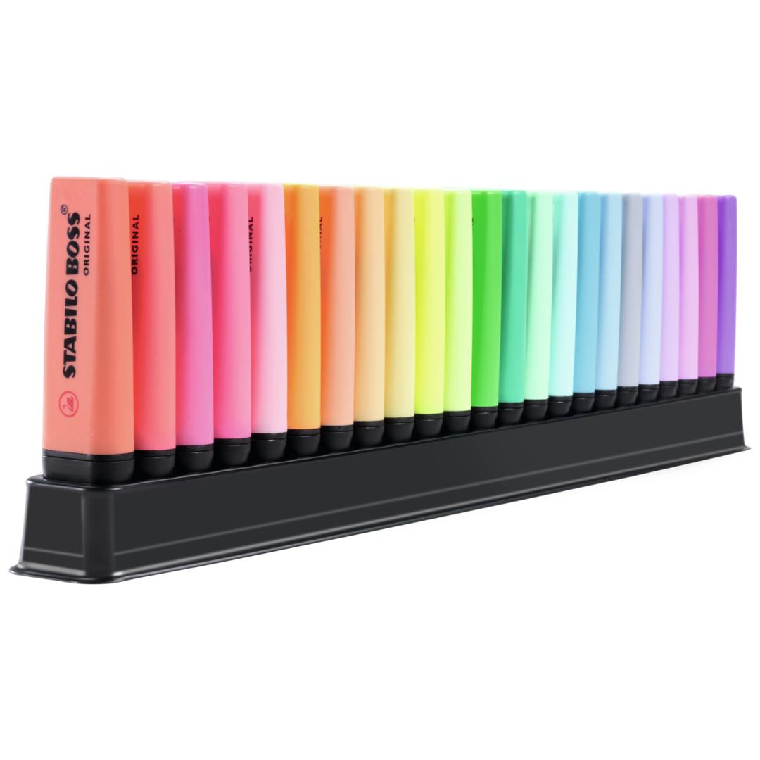 STABILO BOSS Original szövegkiemelő 23 dB Vésőhegyű Többszínű (7023-01-5)