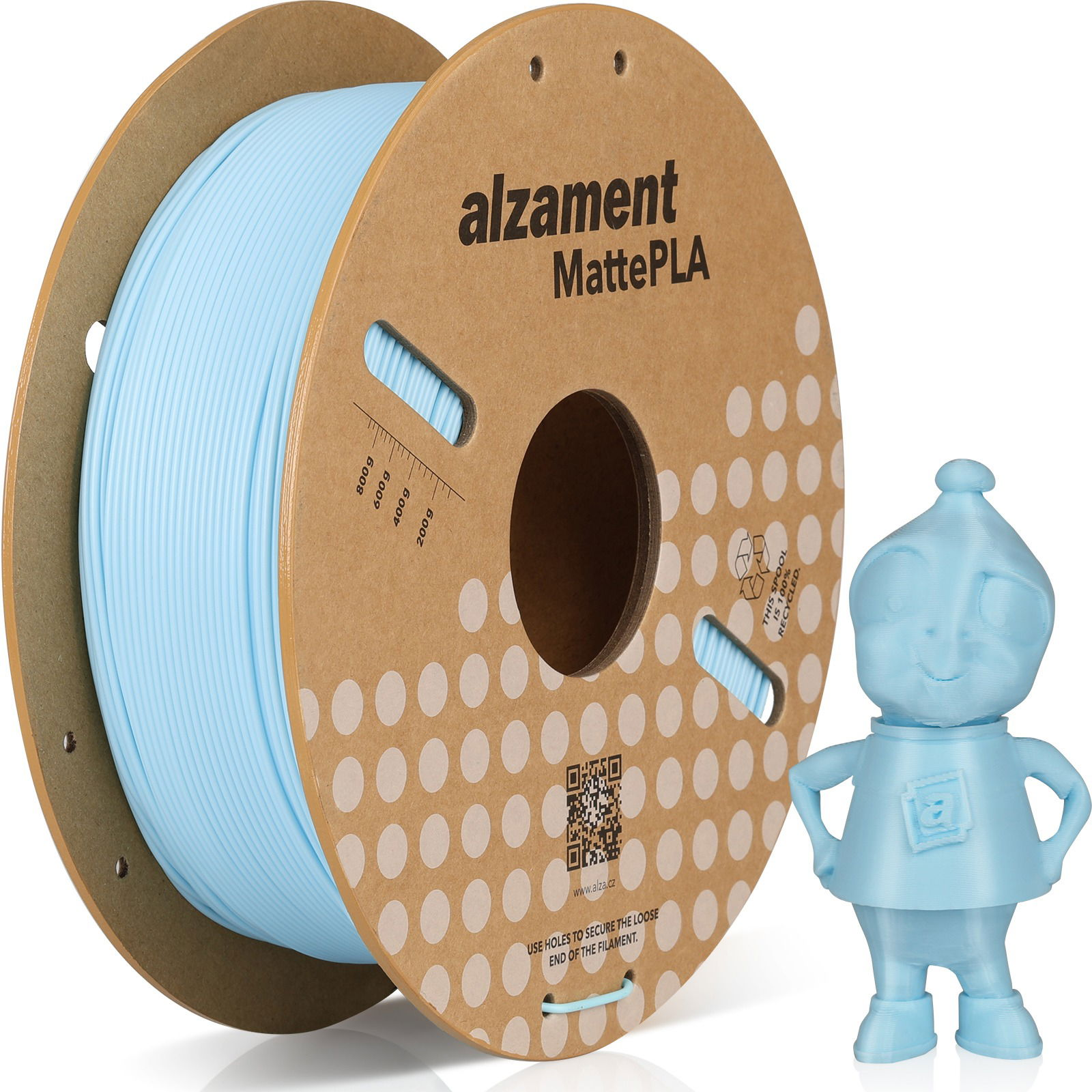 Alzament PLA Matte 1 kg Blue (ALZMNTM04)