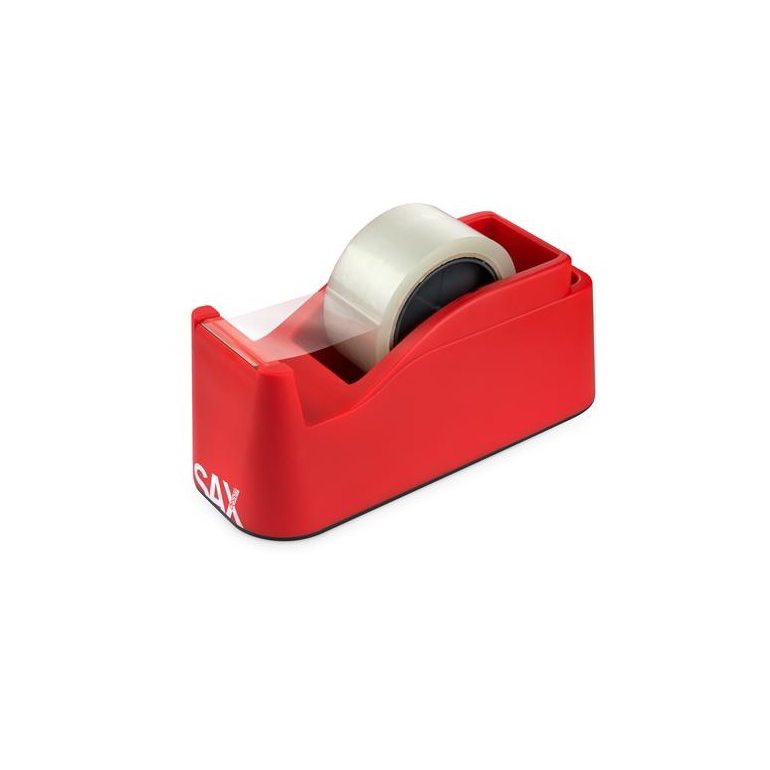 Sax 729 Csomagolószalag adagoló csomagolószalaggal - Piros (7571120000)