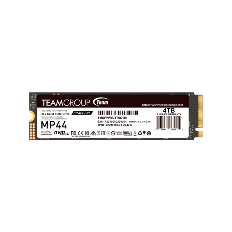 TeamGroup MP44 M.2 PCIe 4.0 SSD 4TB (TM8FPW004T0C101)