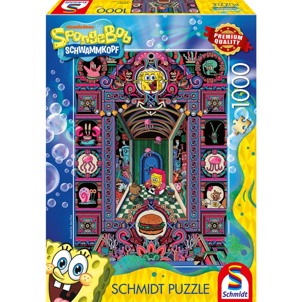 Schmidt Spiele SpongyaBob őrült világa 1000 darabos puzzle