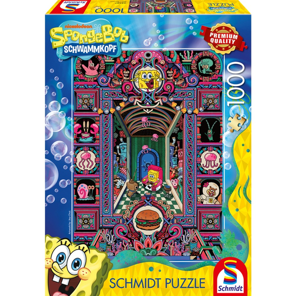 Schmidt Spiele SpongyaBob őrült világa 1000 darabos puzzle