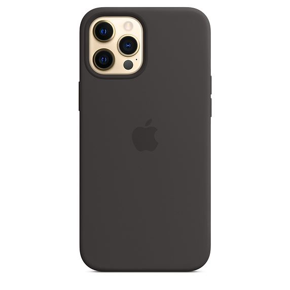 Калъф Apple Silicone Case MagSafe за iPhone 12 Pro Max, Black
