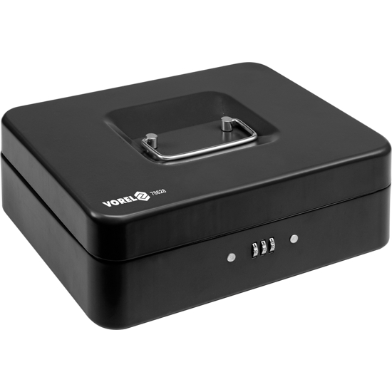 VOREL Kézi pénztárgép 250x180x90mm fekete (78628)