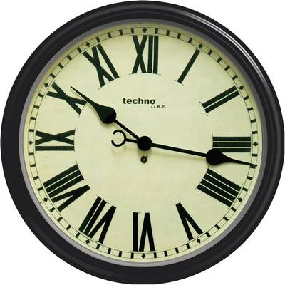 Analóg jumbo falióra, O 50 cm, barna, Techno Line Retro WT 7050 (WT 7050)