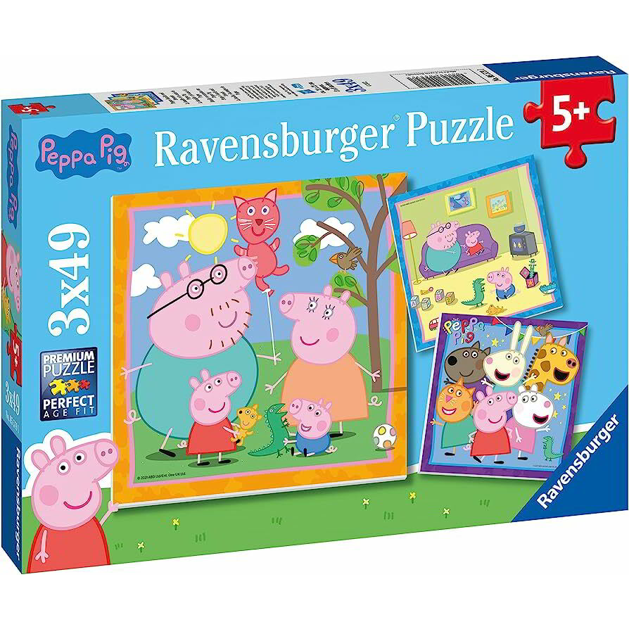 Ravensburger Peppa malac 3 az 1-ben puzzle (5579)