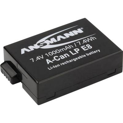 LP-E8 Canon kamera akku 7,4V 1000 mAh, Ansmann (5044853)