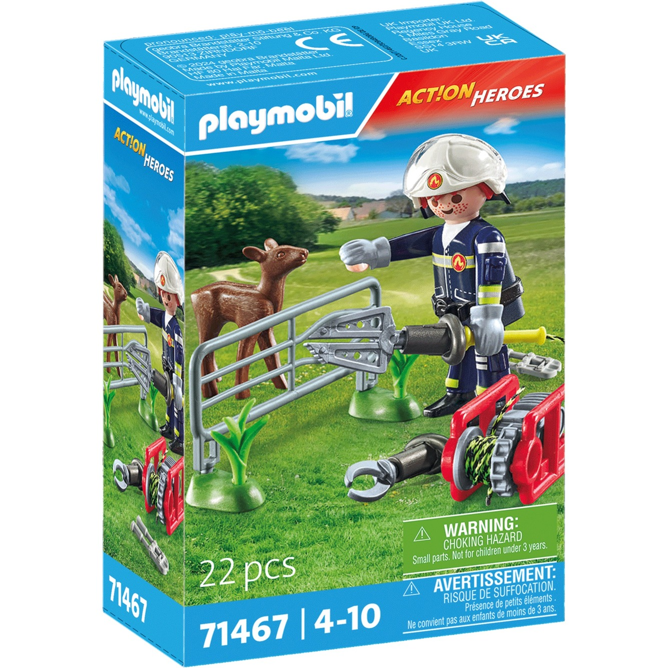 Playmobil City Action : 71467 - Tűzoltó állatmentés közben (71467)