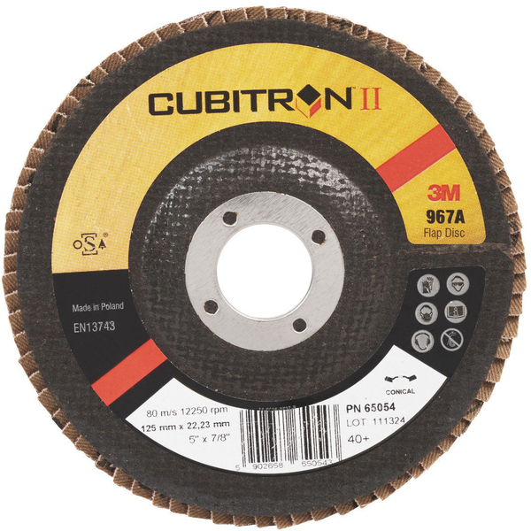 3M Cubitron II 967A, átmérő 125 mm, szemcseméret 40