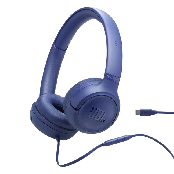 JBL Tune 530C USB C Headset Bedraad Hoofdband USB Type-C Blauw