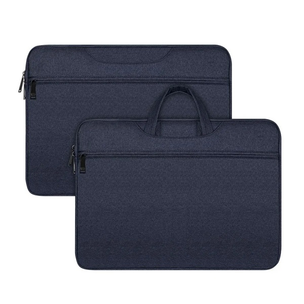 Dux Ducis LBTC kézitáska álló LAPTOP/NOTEBOOK/TABLET (univerzális, textil, kézpánt, 13-13.9" méret) SÖTÉTKÉK (GP-157352)
