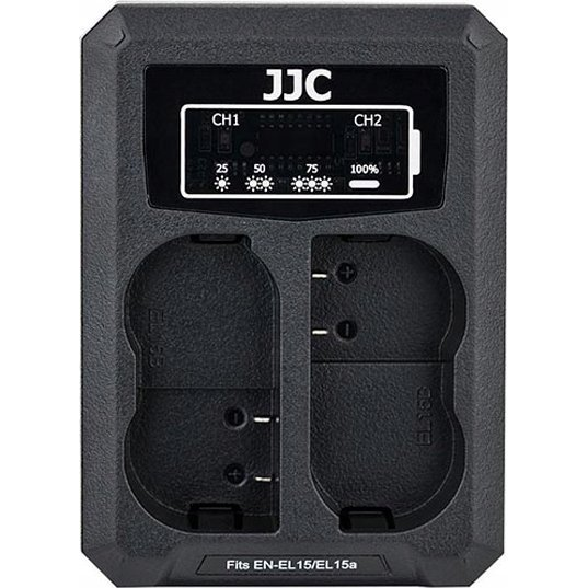 JJC USB Dual Battery Charger DCH-ENEL15 (SB5117)