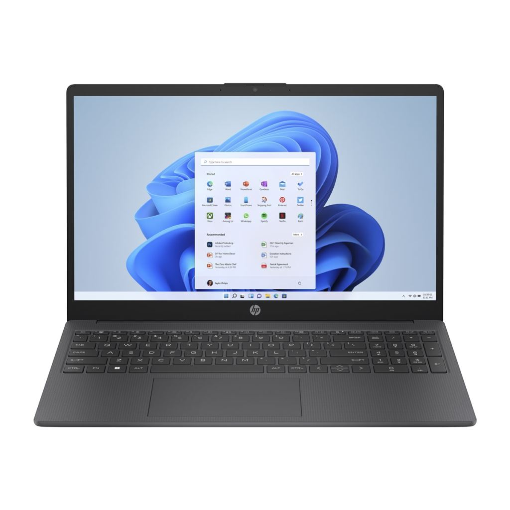 HP 15-fc0666nh Laptop Win 11 Home szürke (8F627EA) (8F627EA)