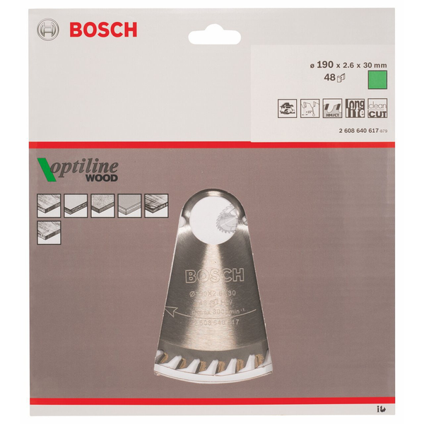 Bosch ‎2608640617 диск за циркуляр 19 см 1 броя