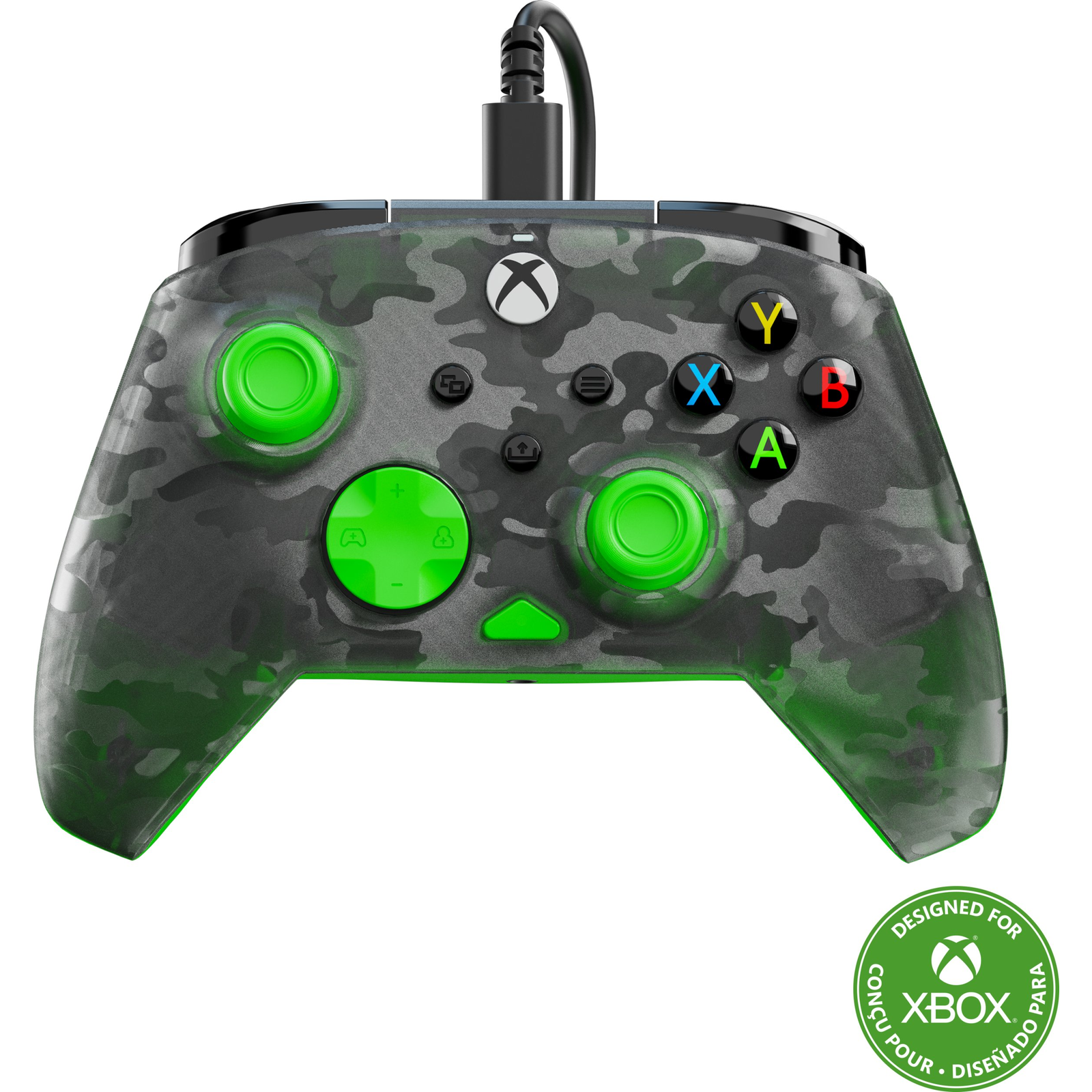 TURTLE BEACH Rematch Core Controller XBOX Ghost Black Camo zöld (TBC-2001-55)