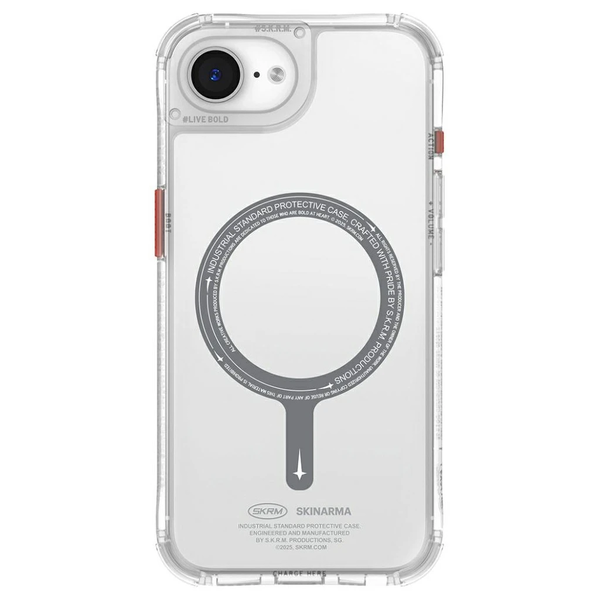 Skinarma Saido MagSafe tok iPhone készülékhez 16e/17e átlátszó