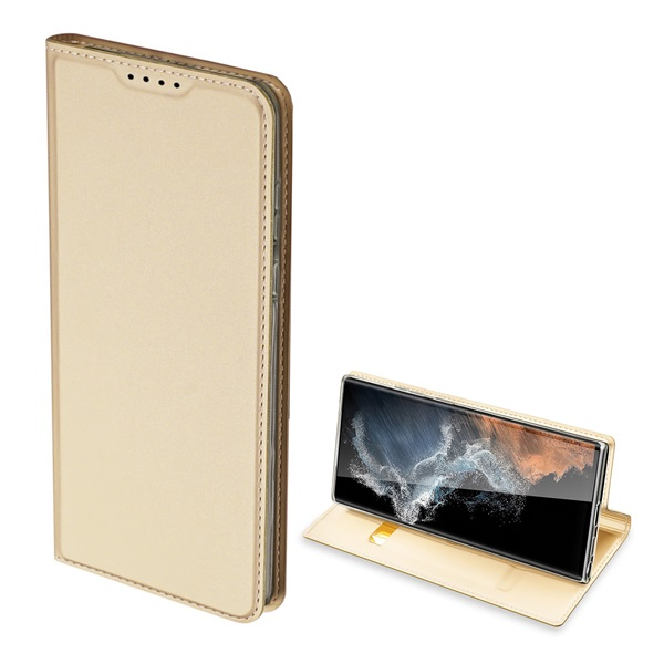 Dux Ducis Skin Pro Samsung Galaxy S23 Ultra Flip Tok - Arany (GP-134559)