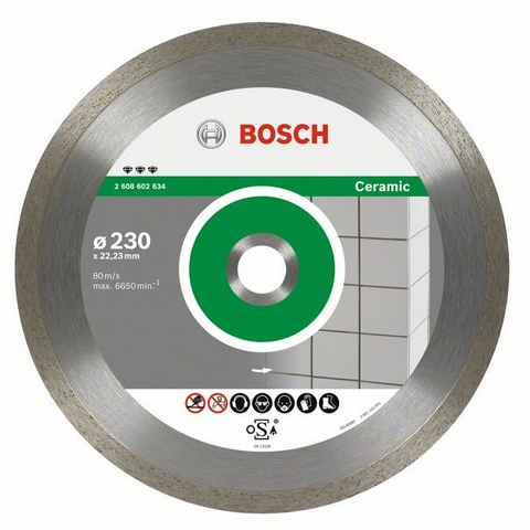 Bosch PRO Ceramic gyémánt vágókorong, 230x22,23 mm, márvány, csempe, kerámia