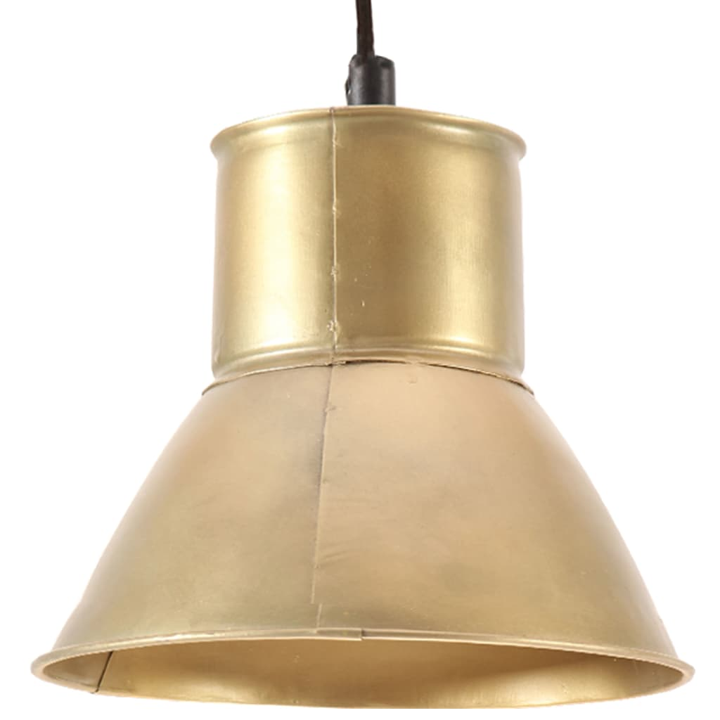 kerek sárgaréz függőlámpa 25 W 17 cm E27 (320572)