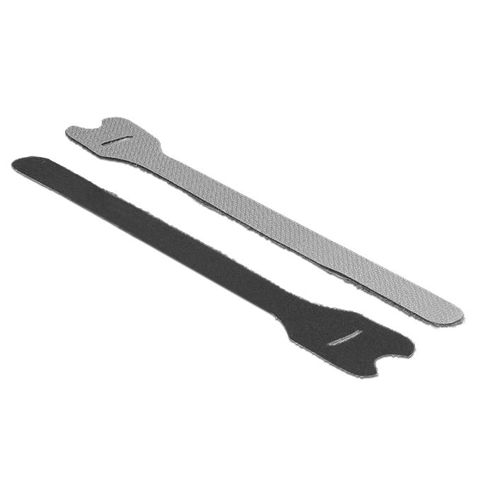 Delock tépőzáras kábelkötegelő 240x13mm 10db fekete (18264) (delock18264)