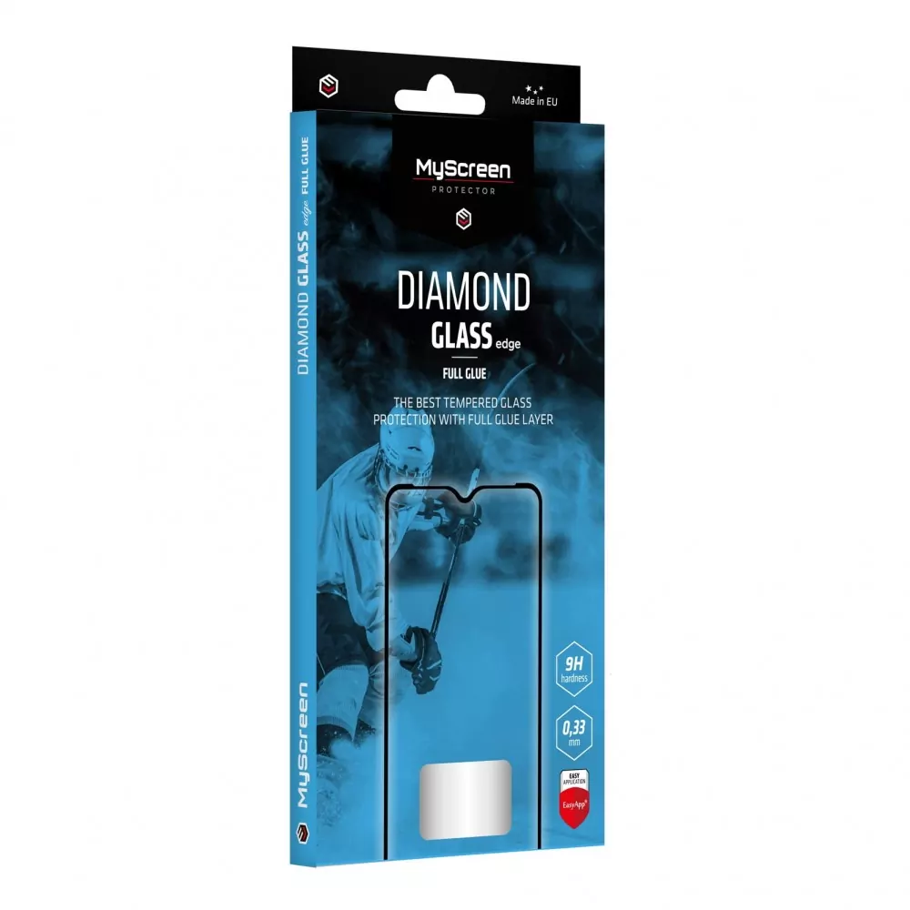 MyScreen Diamond Glass Edge Apple iPhone 15 Edzett üveg kijelzővédő (MD7891TG DEFG BLACK)