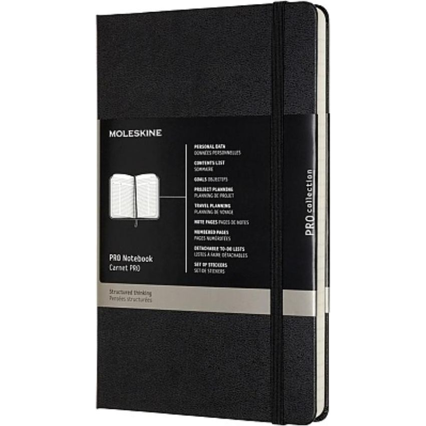 Moleskine Notesz Professional Kemény Fekete L (374876)